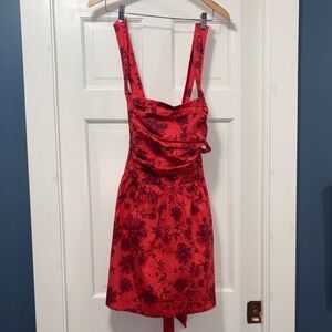 Free People Meet Me in Maui Printed mini dress